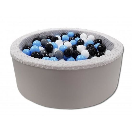 Ecosa Lot De 500 Balles De Piscine à Balles Aspect Métallique - Diamètre 6 Cm, Couleurs Bleu Or Vert Rose Blanc