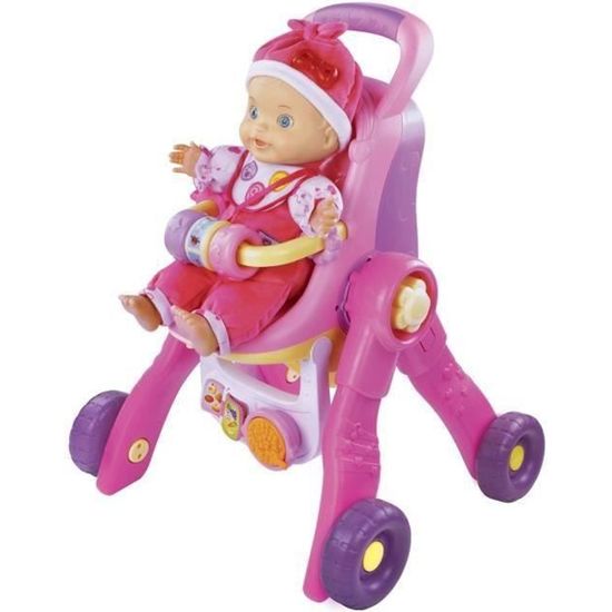 Poussettes Cannes Poussette 3 en 1 Tricycle Baby Walker Poussette