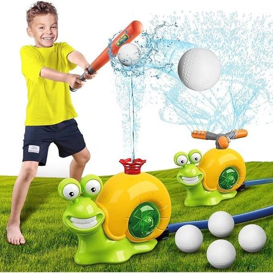 Arroseur Moulin à Vent Amélioré Jouet d'Eau Extérieur pour Enfants avec Rotation à 360 et 36 Buses de Pulvérisation pour Jeux Estivaux dans la Cour et