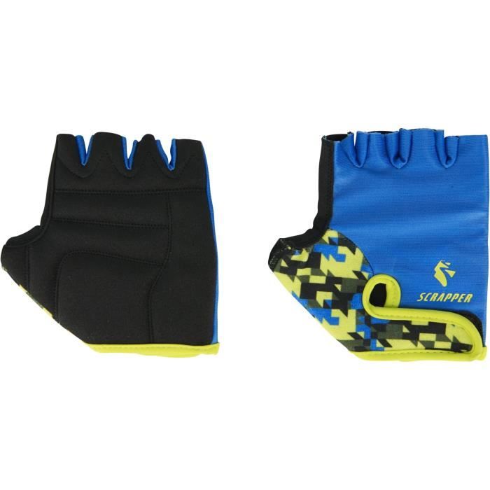 Gants Cyclisme Demi-Doigts Enfants - Antidérapants, Respirants - Pour 6-9 Ans - Confort Et Protection - 2