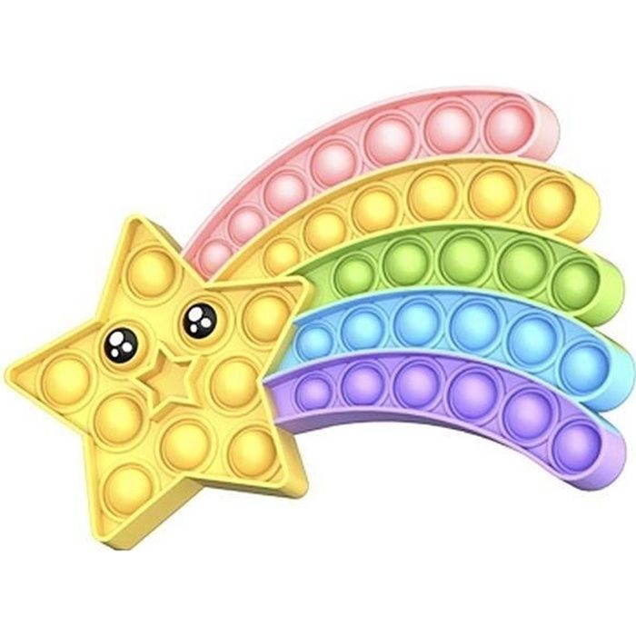 Étoile Sensorielle Anti-stress - Jouet Fractal Hexagonal Pour Adultes Et Enfants, Concentration Et Détente - 5
