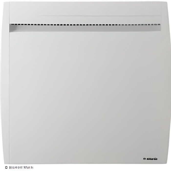 Radiateur électrique horizontal blanc chaleur douce NIRVANA DIGITAL 1000W -