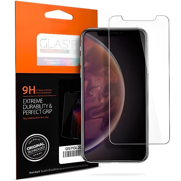 Vitre en Verre trempe pour APPLE IPHONE XR Tempered Transperant Clair