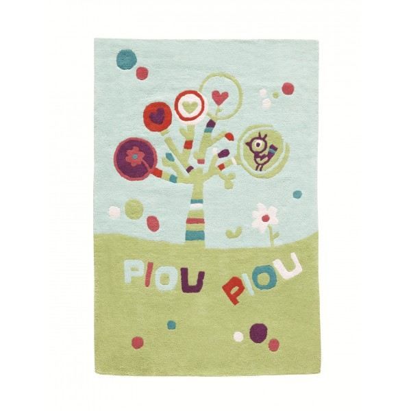 Tapis de sol mixte piou piou 80x120 cm