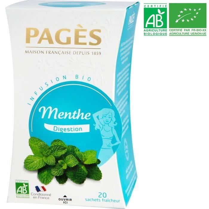 PAGES Infusion Menthe Bio