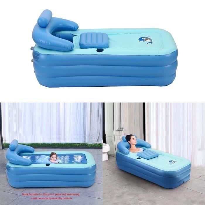 KING Royale Spa de taille adulte - Pliable Gonflable pais Adultes Chauds Baignoire, Enfants Piscine Gonflable