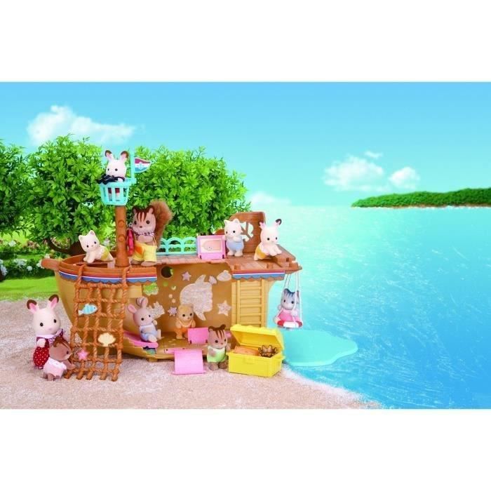 SYLVANIAN FAMILIES - 5210 - Le bateau chasse au trésor