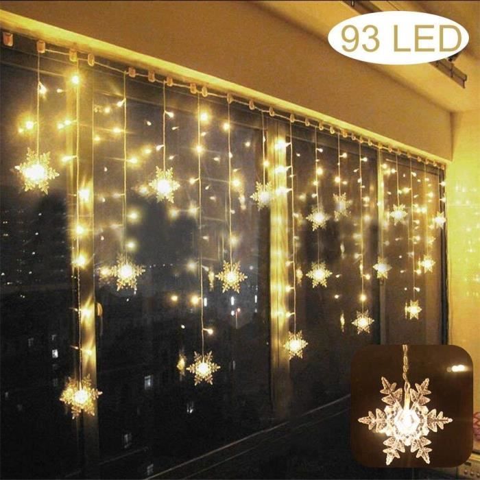 Decoration Guirlande Lumineuse Rideau Led