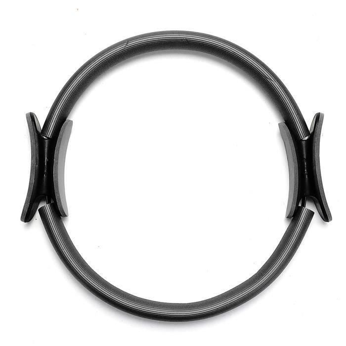 Cercle Pilates Dual Grip Sport Exercice Fitness Équipement Outil Yoga noir At56538