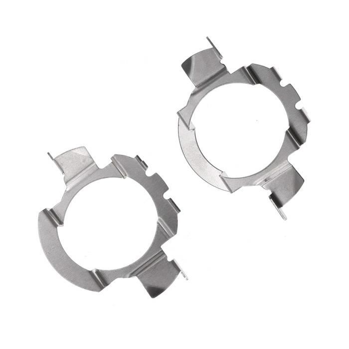 2x Ampoules Base Retenue Support Adaptateur HID H7 LED Lumière Xénon Voiture Auto
