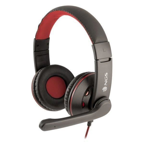 Casque avec Microphone Gaming NGS VOX420DJ PC, PS4, XBOX, Smartphone Noir - - - NGS