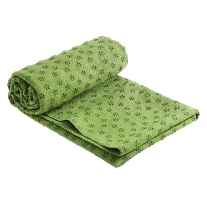 Tapis de sol,Tapis de Yoga antidérapant, serviette de sport, voyage, Fitness, Pilates, exercice, environnement, - Type green