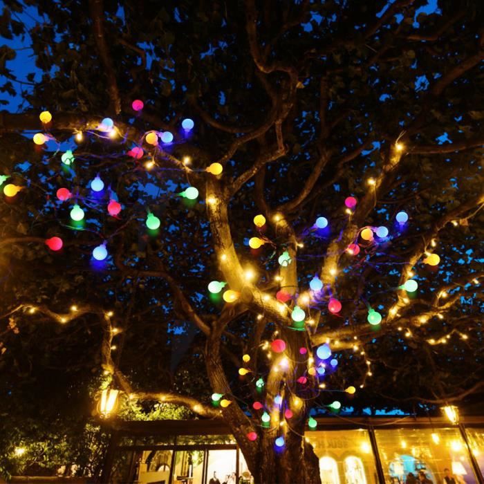 ZJCHAO Guirlande lumineuse à LED LED guirlande lumineuse petite boule blanche Eid Mubarak célébration de vacances décoration de