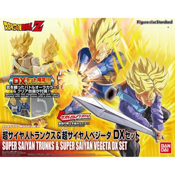 Figurine DRAGON BALL - Model Kit - Super Sayan Vegeta & Trunk 'DX SET'