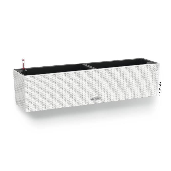 Jardinière BALCONERA Cottage blanc - 80cm