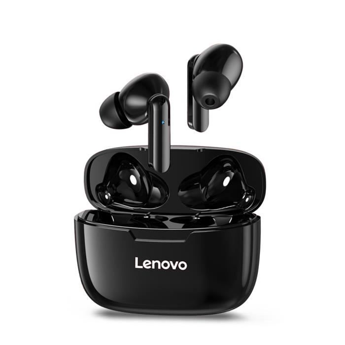 Lenovo XT90 casque sans fil BT écouteurs de sport intra-auriculaires étanche à la transpiration avec contrôle tactile noir