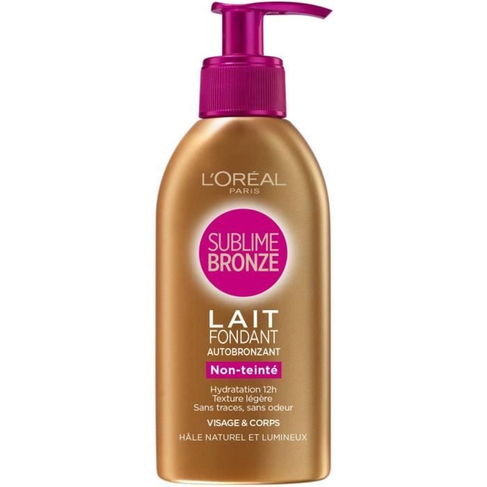 L'OREAL PARIS Lait fluide fondant autobronzant Sublime Bronze - 150 ml