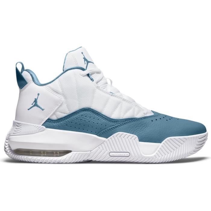 Jordan Stay Loyal White/Riftblue-Chile Red