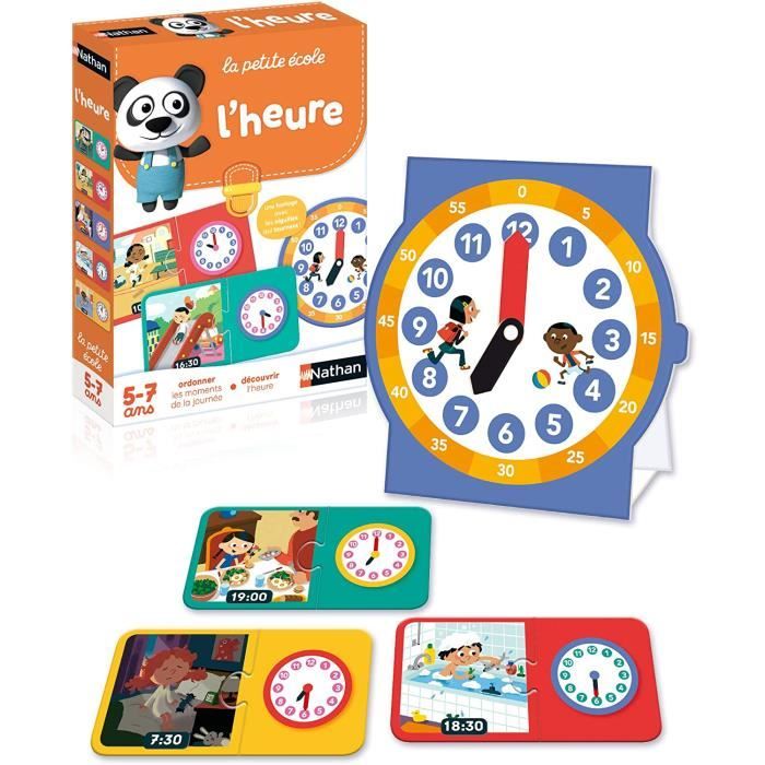 l'heure - jeu éducatif pour découvrir les notions du temps dès 5 ans