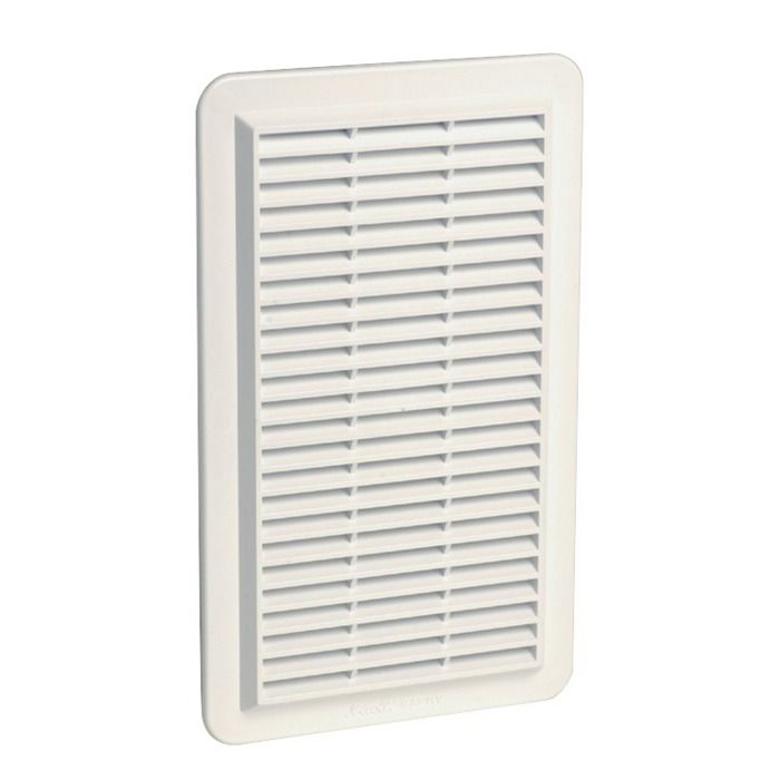 Grille d'aération spéciale façade en applique rect