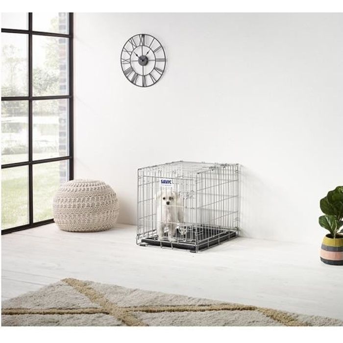 Cage pliante en métal Dog residence Savic pour chien ou chat Taille 1 - 61 x 46 x 53 cm