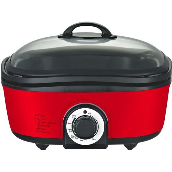 Multicuiseur 12 en 1 (Rotir, frire, mijoter …) - Capacité 5L - 1400W