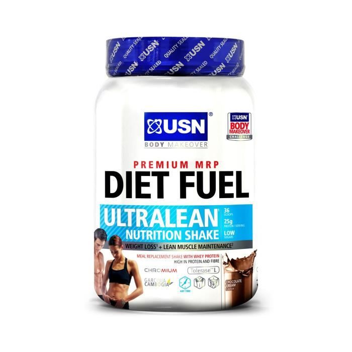 USN Diet Fuel Chocolat 1 kg Perte de Poids