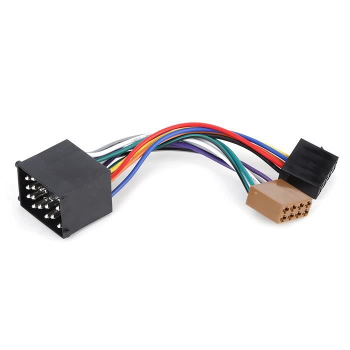 VGEBY Harnais stéréo Adaptateur d'autoradio Câble de faisceau stéréo Prise ISO pour E36 E46 E39