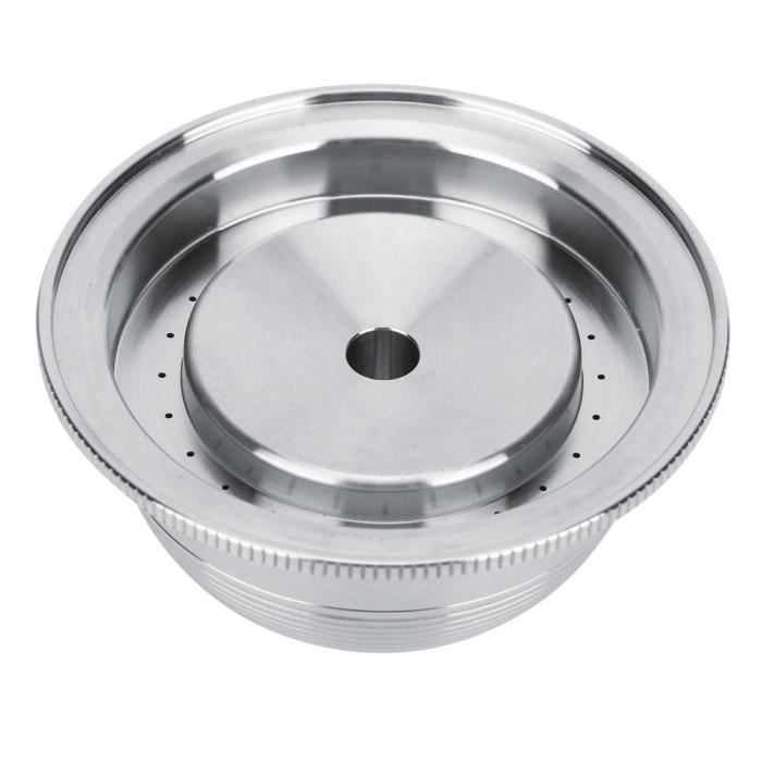 YOSOO filtre de capsule de café Ensemble de brosse à cuillère à capsule de café réutilisable en acier inoxydable pour machine