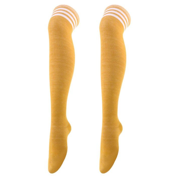 4 Paires De Chaussettes Hautes En Coton Pour Femmes Chaussettes Montantes, Chaussettes Longue