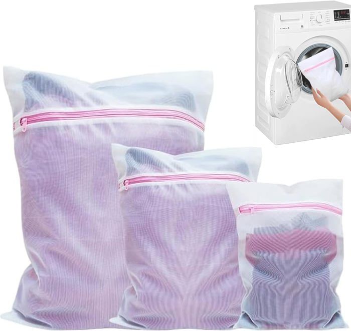 2 Sacs à Linge Sale 60x80 Cm En Coton | Avec Cordon De Serrage, Pour Voyage Et Rangement à La Maison