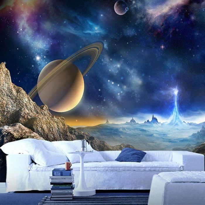 Papier Peint - View of the Blue Planet 400x280cm - Intissé