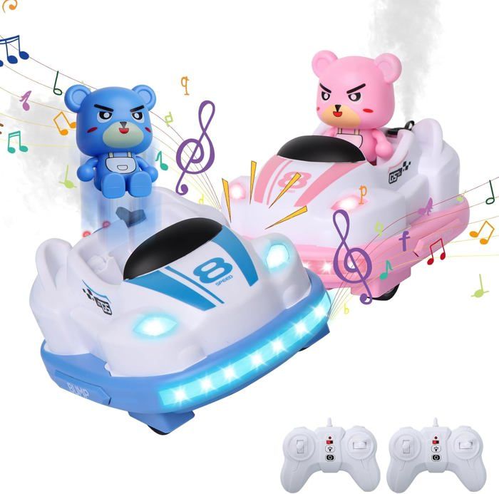 Auto Tamponneuse Télécommandé Multijoueur, 2 Pièce Voiture Télécommande