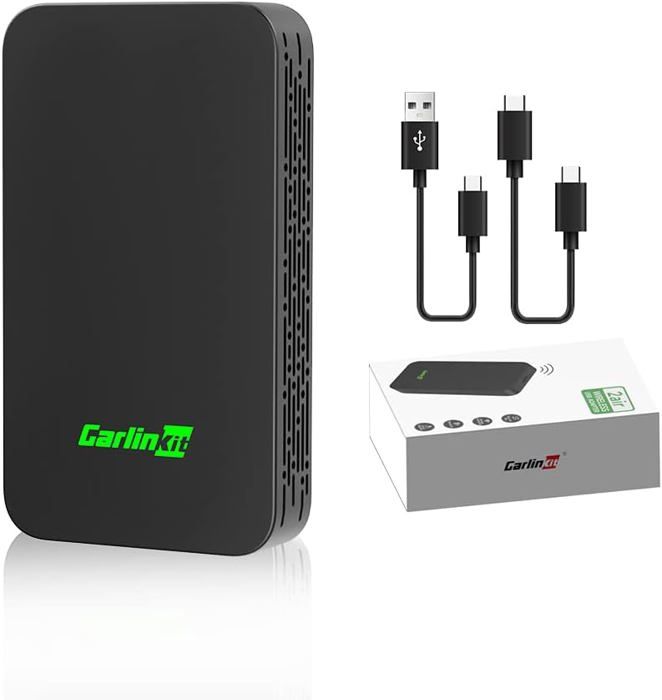 Carlinkit 5.0 Adaptateur CarPlay sans Fil & Android Auto sans Fil 2 en 1 pour carplay Filaire et Android Auto Filaire Conversion