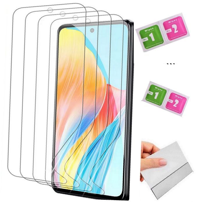 2 Films Protection Écran Hydrogel Transparent Pour Oppo Reno 12 PRO 5G – Ultra Clair Et Antichoc