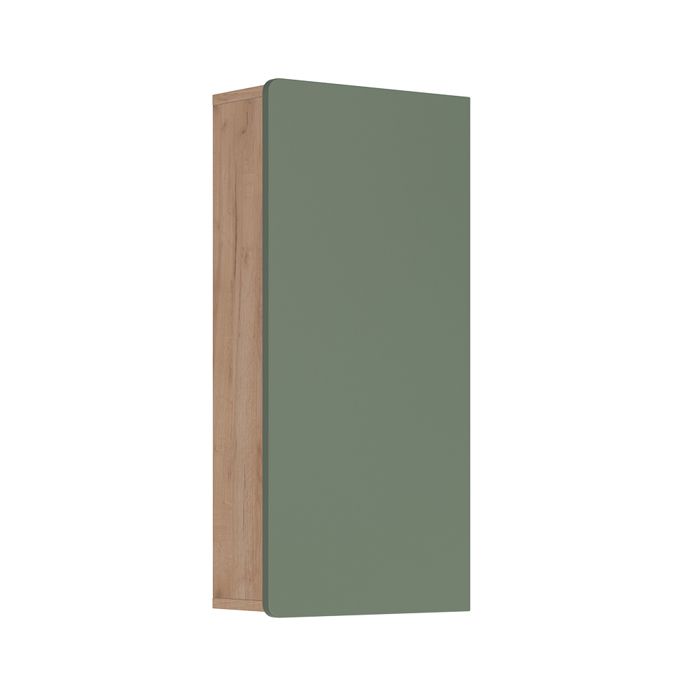 Armoire suspendue Izan 36.6x76.6cm Vert/Chêne de force doré Vicco 54417