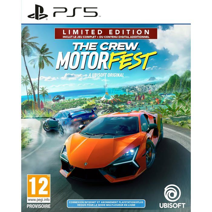 Ubisoft Jeu PS5 The Crew Motorfest Édition Limitée - Pack Liberty Walk Inclus