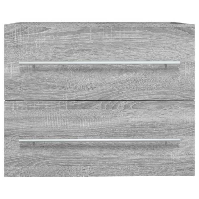 (Vente chaude)Meuble lavabo salle de bain Cabinet Sous évierJILLS Meuble WC Sonoma gris 60x385x48 cm Bois dingénierie - M2926