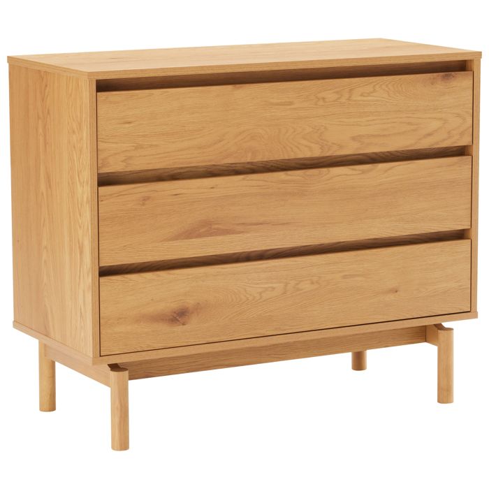 Commode en bois 3 tiroirs SARAH Commode en bois 3 tiroirs SARAH
