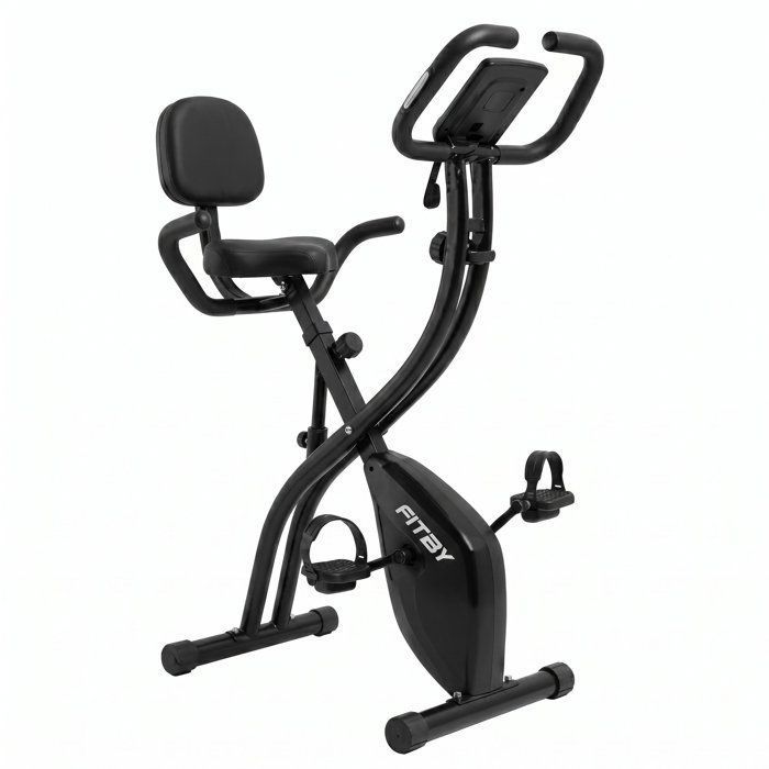 Fitby Vélo d’Appartement Pliable – Vélo Fitness avec Cardiofréquencemètre –