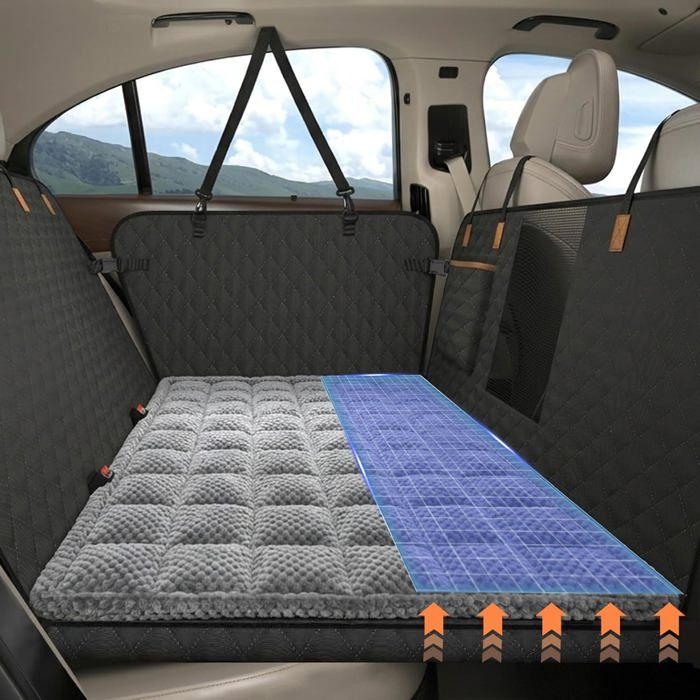 Couverture Pour Chien Pour Banquette Arrière De Voiture Avec Tapis Antidérapant Imperméable Résistante Aux Rayures Avec Coque