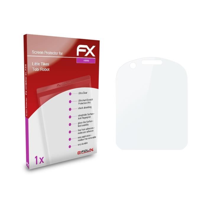 Protector De Pantalla FX-Hybrid-Glass Para TomTom GO 620/6200 (2016) - Película Híbrida 9H Antiarañazos, Fácil Instalación