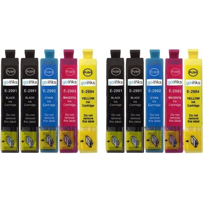 Lot De 4 Cartouches D'encre Noire Compatibles HP 363 – Marque Go Inks, 20ml, Neuves