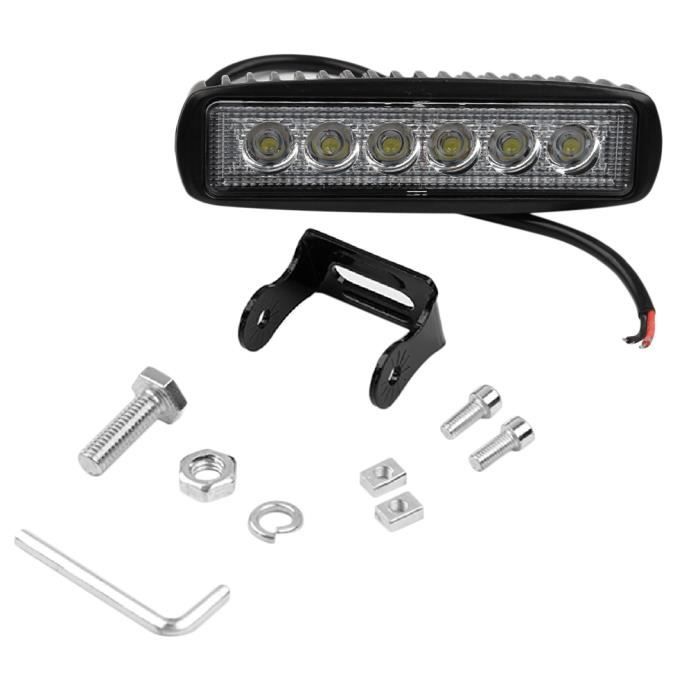 Barre LED Travail 4 Pouces 102W - 12V/24V, IP67, Combo Spot/flood - Pour 4x4, Tracteur, Bateau - 2