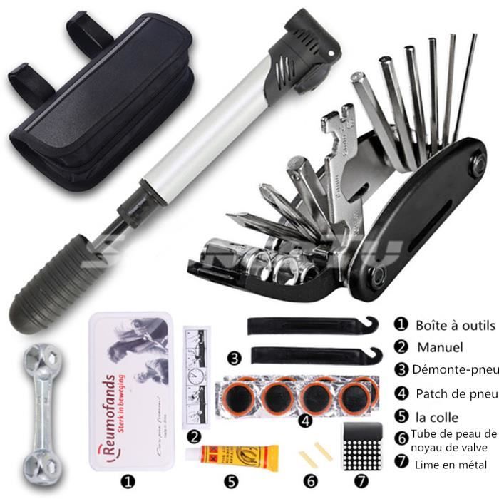 Trousse D'outils de Vélo,Outil Multifonction Velo Route,Outils Velo Pro,Kit  D'outils pour Vélo Réparation Vélo Multifonctionnel Kit - Cdiscount Sport