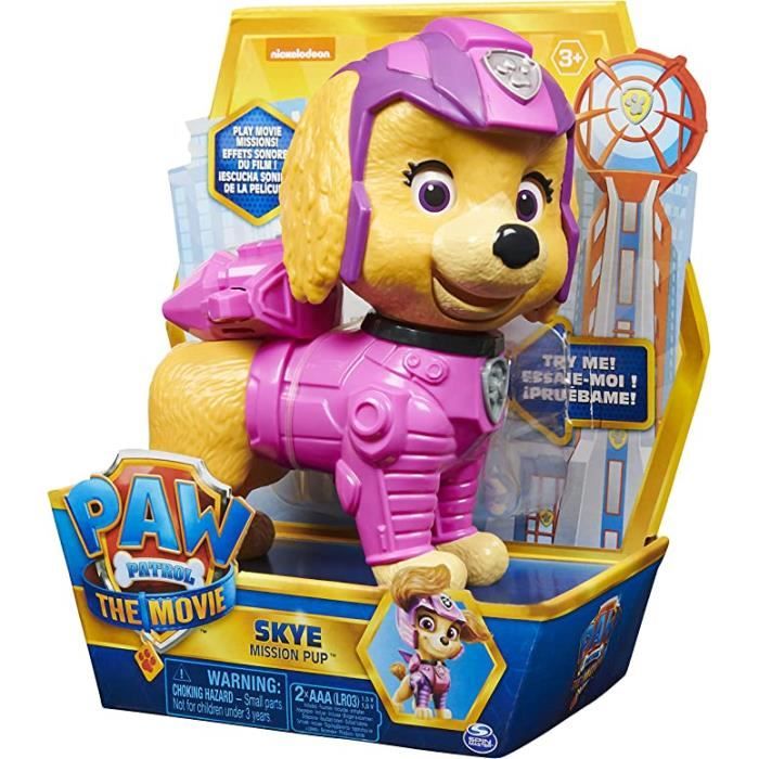 Figurine interactive Pat Patrouille Stella - Rose - Pet Parade -  Nickelodeon - 3 ans et plus - Cdiscount Jeux - Jouets