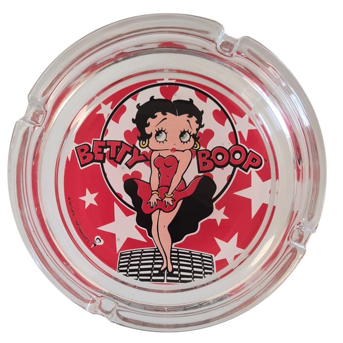 Cendrier Betty Boop Rouge - Collection Rétro