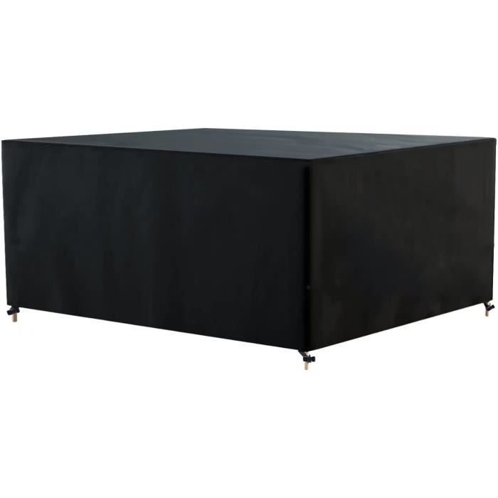 Housse De Protection Pour Table Jardin – Oxford 600D, Imperméable Et Anti-UV, Avec Sac De Rangement
