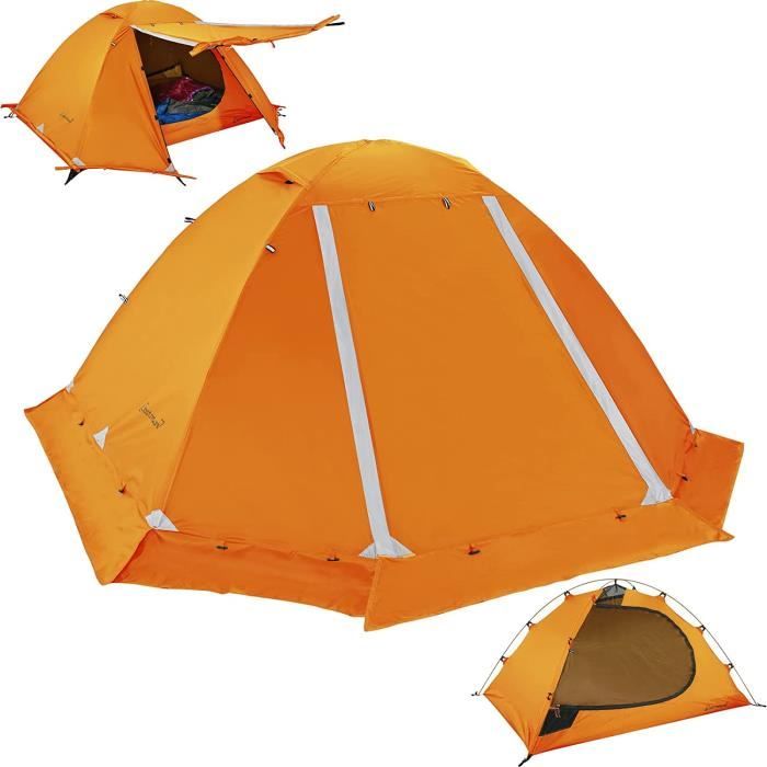 Tente De Camping 1 Personne Clostnature - Légère, Imperméable, Compacte Pour Randonnée Et Trekking
