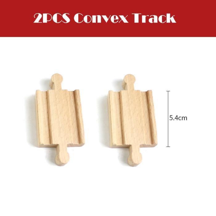 Kit de train en bois (18 pièces) – Accessoire de station tournante à 8 voies, rails d'interrupteur incurvés, pièces de base et avancées – Extension compatible avec toutes les grandes marques de Kit de train en bois (18 pièces) – Accessoire de station tournante à 8 voies, rails d'interrupteur incurvés, pièces de base et avancées – Extension compatible avec toutes les grandes marques de